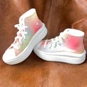 Multicolored Platform Converse